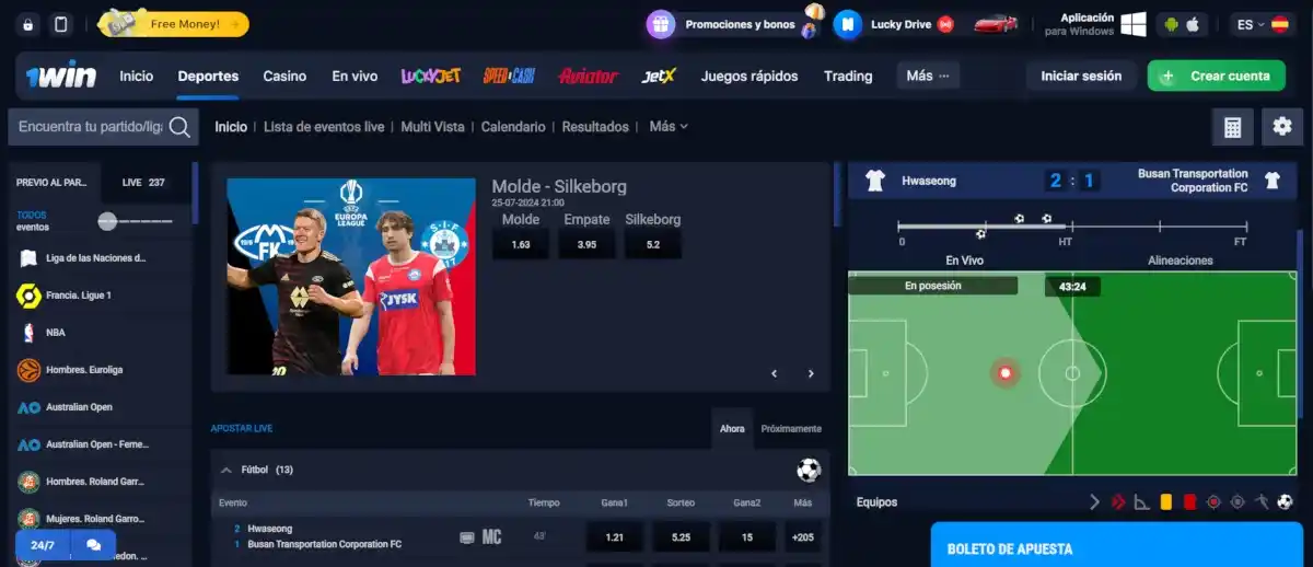 1 Win Bet características y características 1Win Bet Caracteristicas